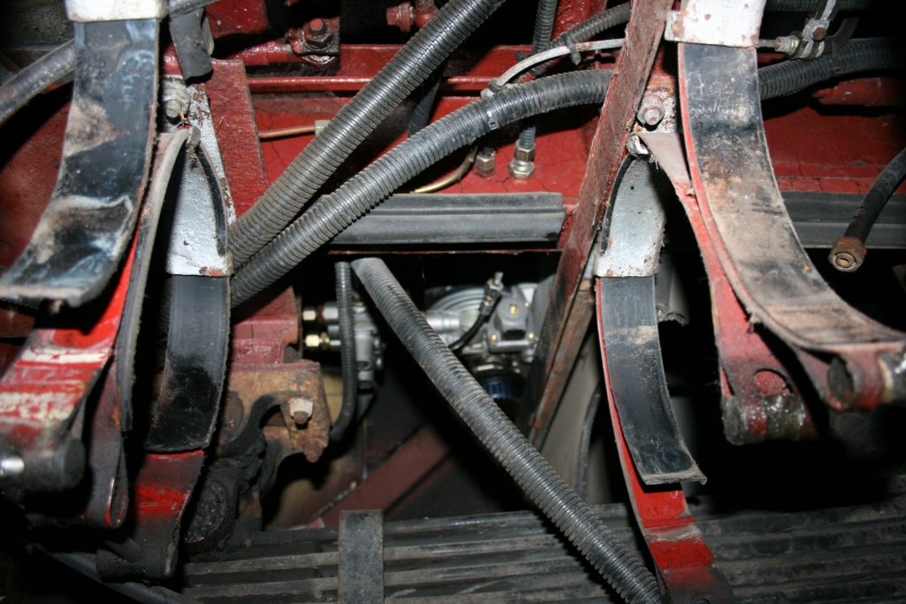 Druckkessel ausgebaut